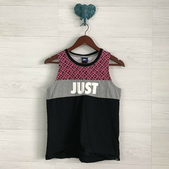 Nike Tops - Nike XL *RUNS SMALL* Retro Look JUST DO IT Tank